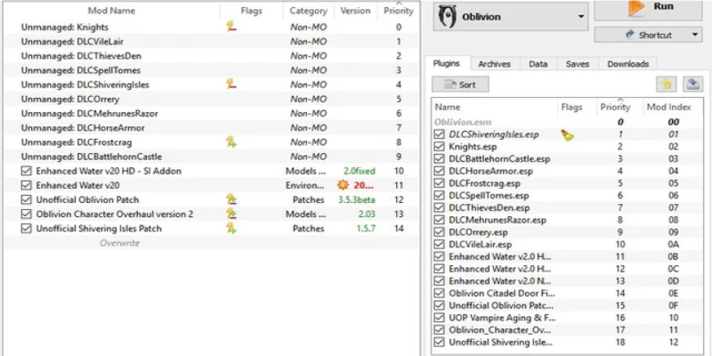 Oblivion Crash Log