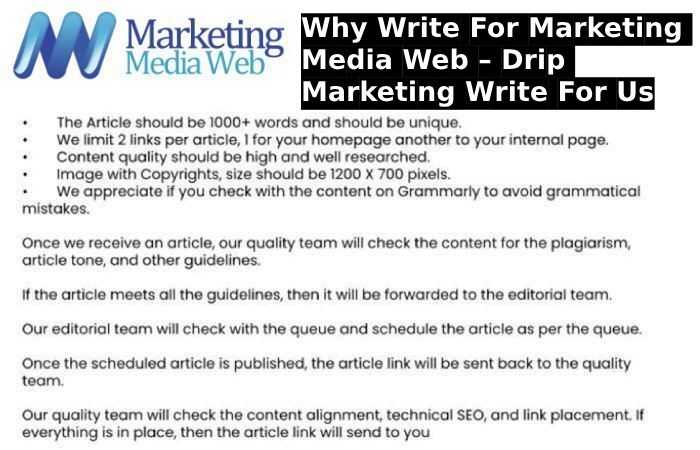 Why Write For Marketing Media Web – Drip Marketing Write For Us
