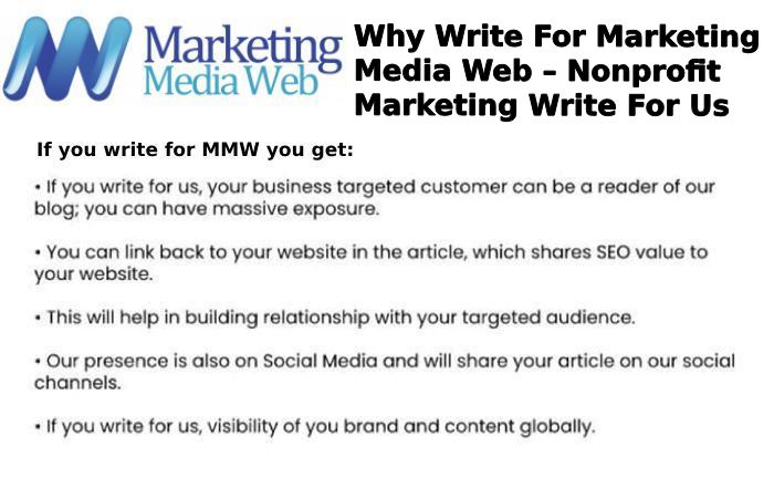 Why Write For Marketing Media Web – Nonprofit Marketing Write For Us