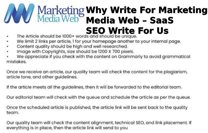 Why Write For Marketing Media Web – SaaS SEO Write For Us