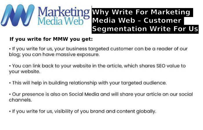 Why Write For Marketing Media Web – Customer Segmentation Write For Us