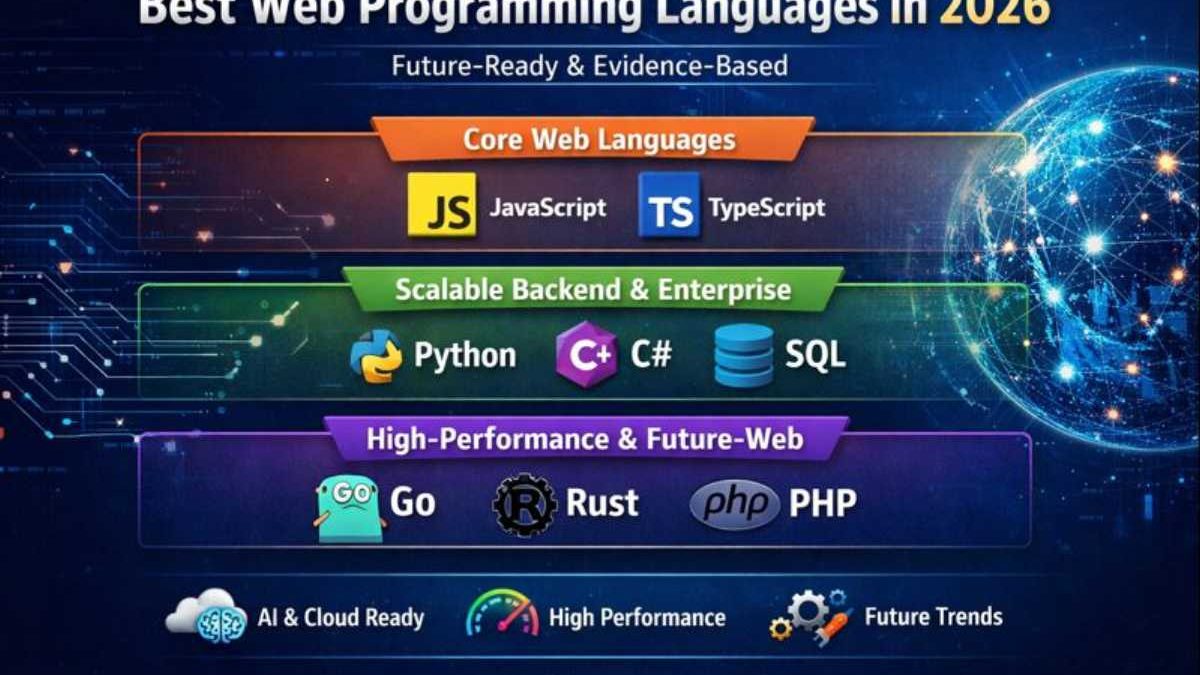 Best Web Programming Languages in 2026: A Research-Based, Future-Ready Guide