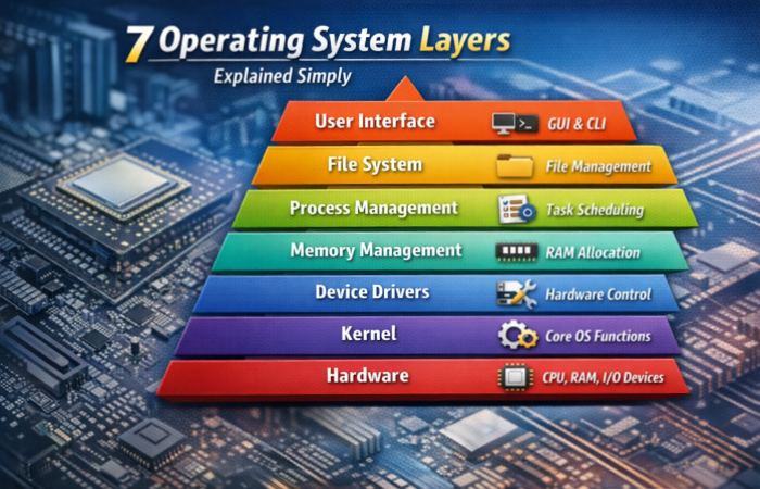 7 operating system layers