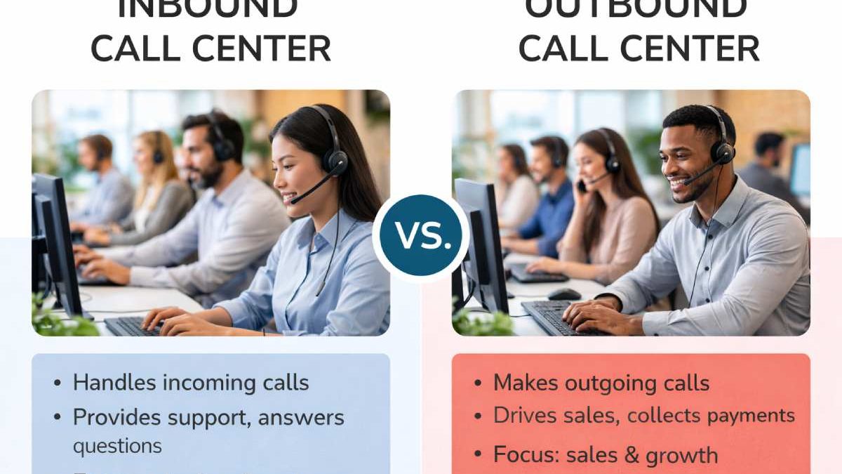 Difference Between Inbound & Outbound Call Centers